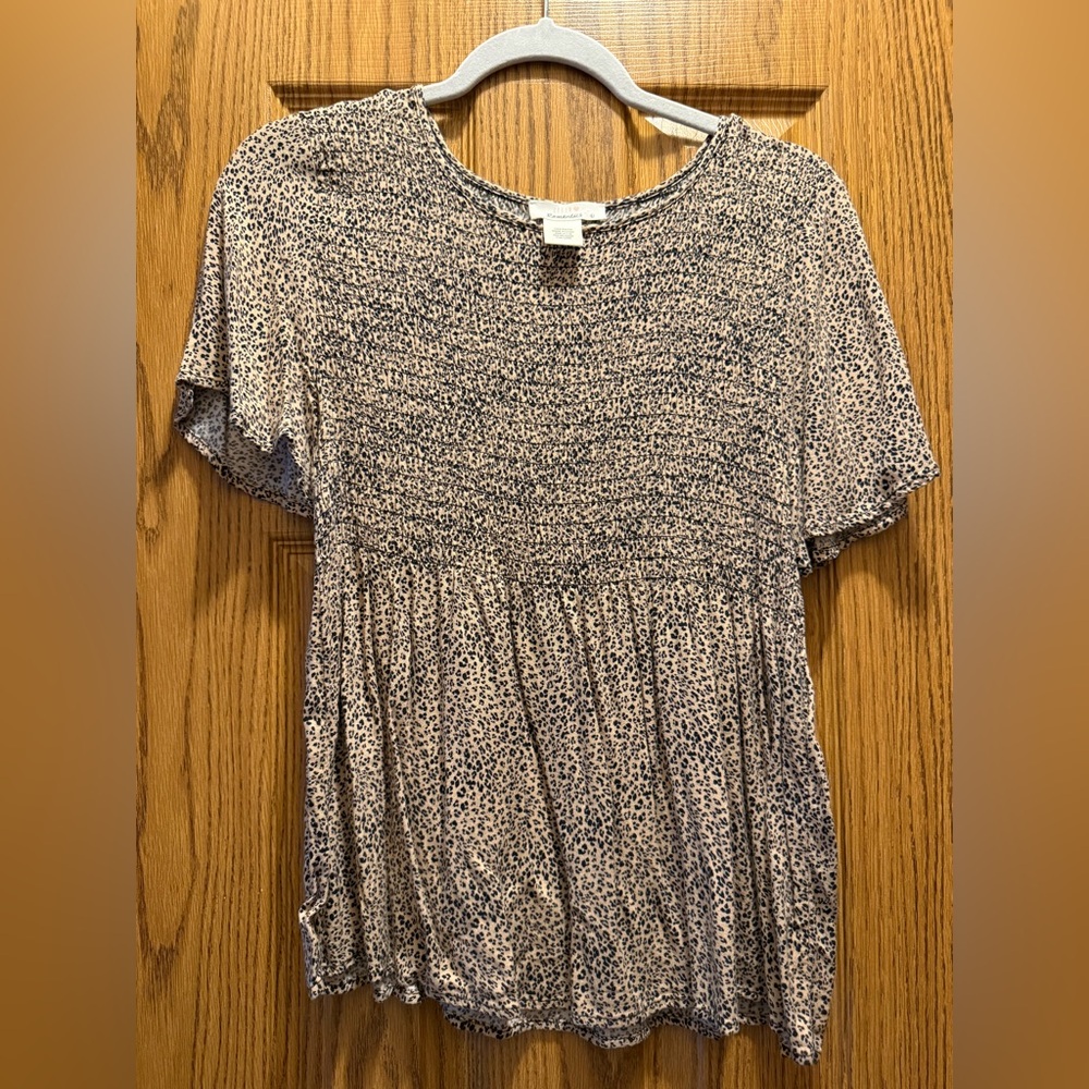 URBAN Romantics Black and White Patterned Blouse